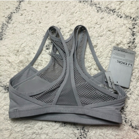 Lorna Jane hilary sports bra grey mesh workout new - Picture 3 of 5